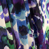 Gasa Poliéster Estampada Acuarela Violeta - Ribes y Casals