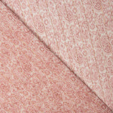Gasa Poliéster Lurex Estampada Cachemir Rosa - Ribes y Casals