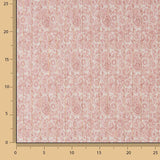 Gasa Poliéster Lurex Estampada Cachemir Rosa - Ribes y Casals
