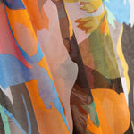 Gasa de Seda Natural Paraíso Tropical - Ribes y Casals