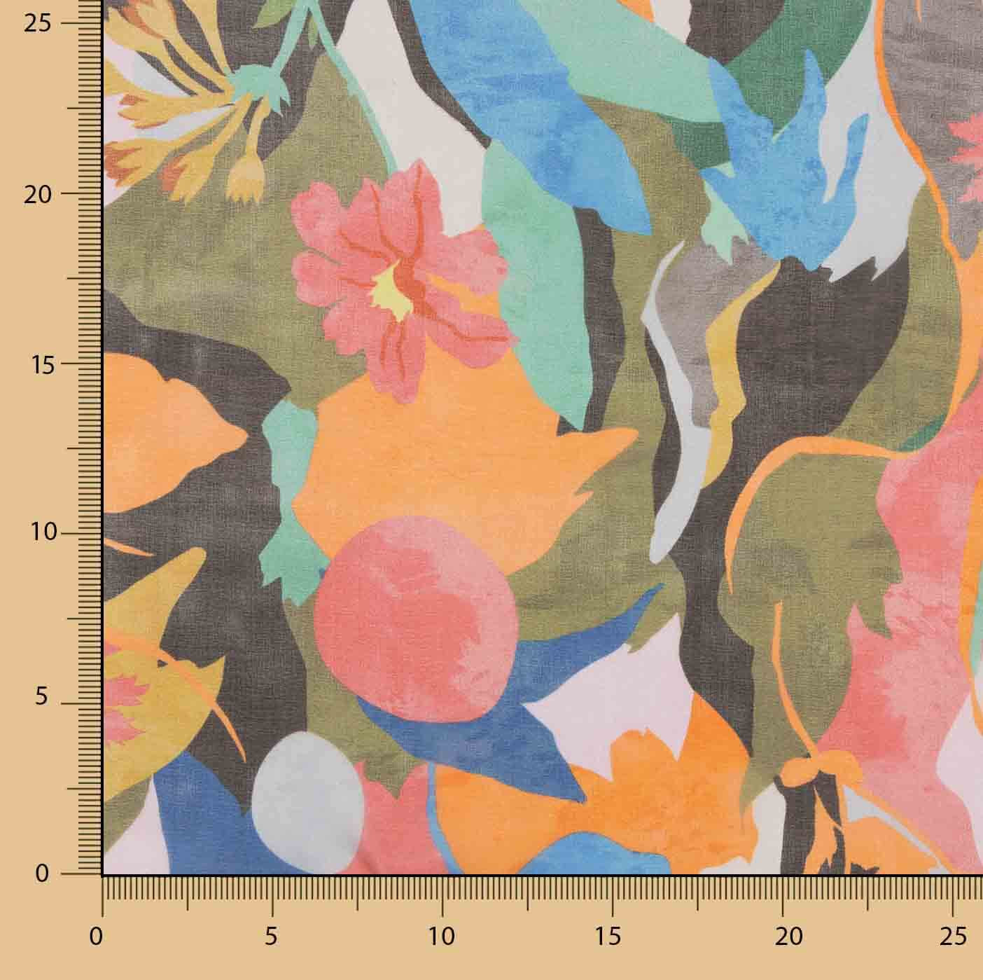 Gasa de Seda Natural Paraíso Tropical - Ribes y Casals