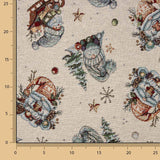 Gobelino Navidad Regalos Fondo Crudo con Lurex - Ribes y Casals