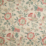 Loneta Efecto Lino Flores y Aves Vintage - Ribes y Casals