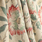 Loneta Efecto Lino Flores y Aves Vintage - Ribes y Casals
