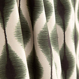 Loneta Efecto Lino Ikat Étnico Verde - Ribes y Casals