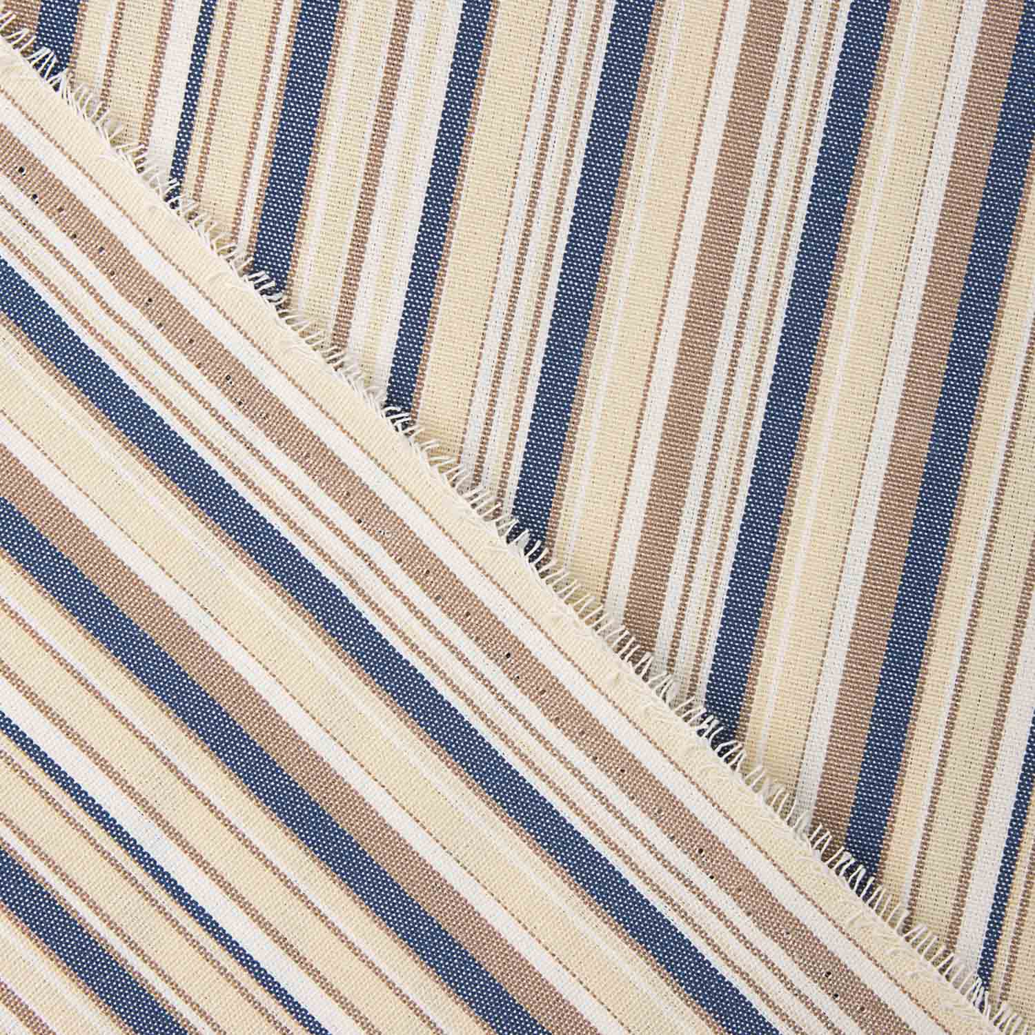 Lona Exterior Teflón Rayas Finas Multicolor Azul 320cm - Ribes y Casals