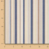 Lona Exterior Teflón Rayas Finas Multicolor Azul 320cm - Ribes y Casals