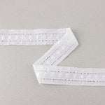 Tira Batista Bordada Blanca Modelo 11701 – 30 mm - Ribes y Casals