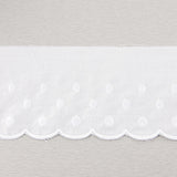 Tira Batista Bordada Blanca Modelo 11698 – 75 mm - Ribes y Casals