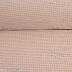 Tela Elástica con Strass Plateado Irisado Rosa Maquillaje - Ribes y Casals