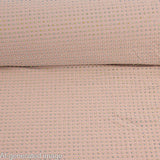 Tela Elástica con Strass Plateado Irisado Rosa Maquillaje - Ribes y Casals