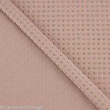 Tela Elástica con Strass Plateado Irisado Rosa Maquillaje - Ribes y Casals