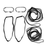 Pack Doble Rigging Yoga Aéreo: 2 Mosquetones + 2 Extensores + 2 Slingas - Ribes y Casals