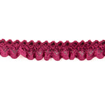 Tira de Puntilla Rojo Burdeos 15 mm - Ribes y Casals