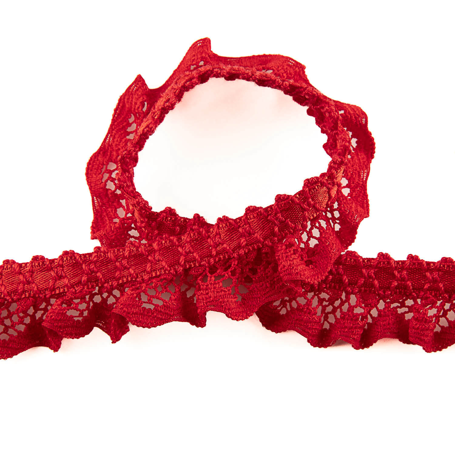 Tira Puntilla Roja 15 mm - Ribes y Casals