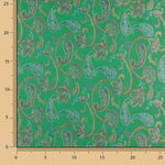 Jacquard Cachemir Verde Esmeralda - Ribes y Casals