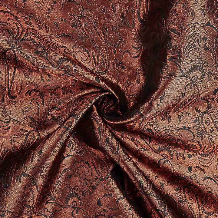 Jacquard Cobre con Lurex Cachemire Royal - Ribes y Casals