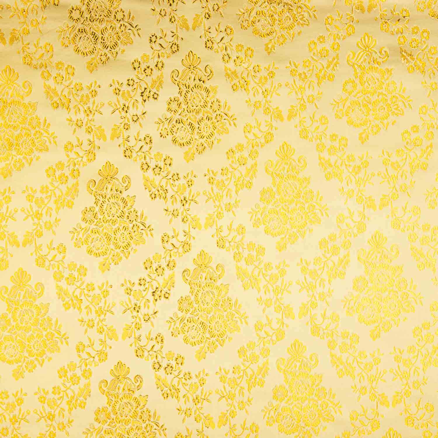 Jacquard Amarillo con Lurex Dorado - Ribes y Casals