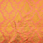 Jacquard Naranja Salmón con Lurex Dorado - Ribes y Casals