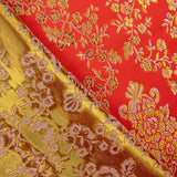 Jacquard Roja con Lurex Dorado - Ribes y Casals