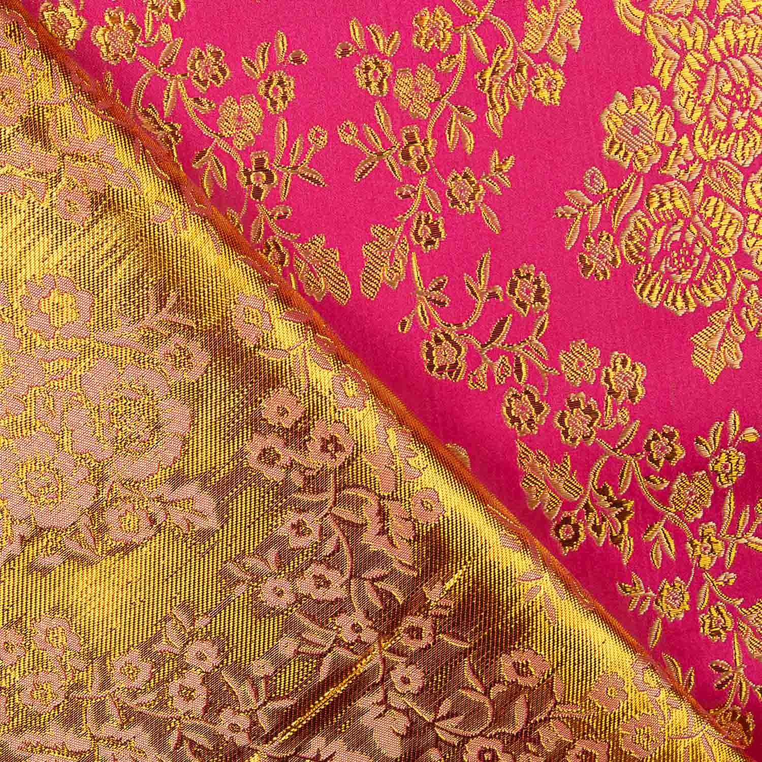 Jacquard Rosa con Lurex Dorado - Ribes y Casals