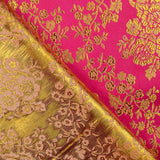 Jacquard Rosa con Lurex Dorado - Ribes y Casals