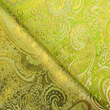 Jacquard Verde con Lurex Dorado - Ribes y Casals