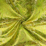 Jacquard Verde con Lurex Dorado - Ribes y Casals