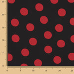 Koshibo Lunares 33mm Negro-Rojo - Ribes y Casals