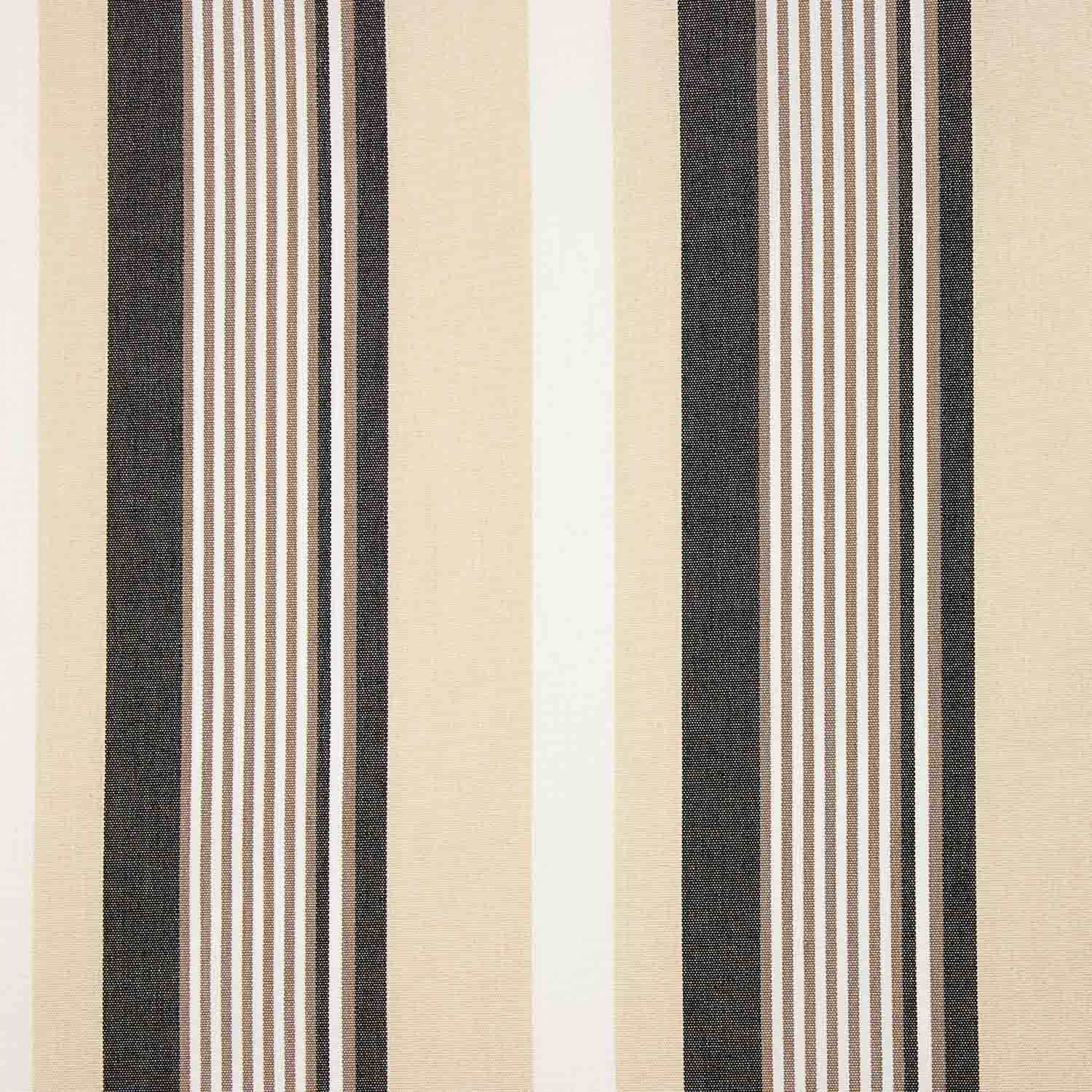 Lona Exterior Teflón Rayas Anchas Variables Negro 320cm - Ribes y Casals