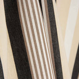 Lona Exterior Teflón Rayas Anchas Variables Negro 320cm - Ribes y Casals