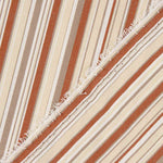 Lona Exterior Teflón Rayas Finas Multicolor Teja 320cm - Ribes y Casals