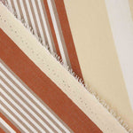 Lona Exterior Teflón Rayas Anchas Variables Teja 320cm - Ribes y Casals