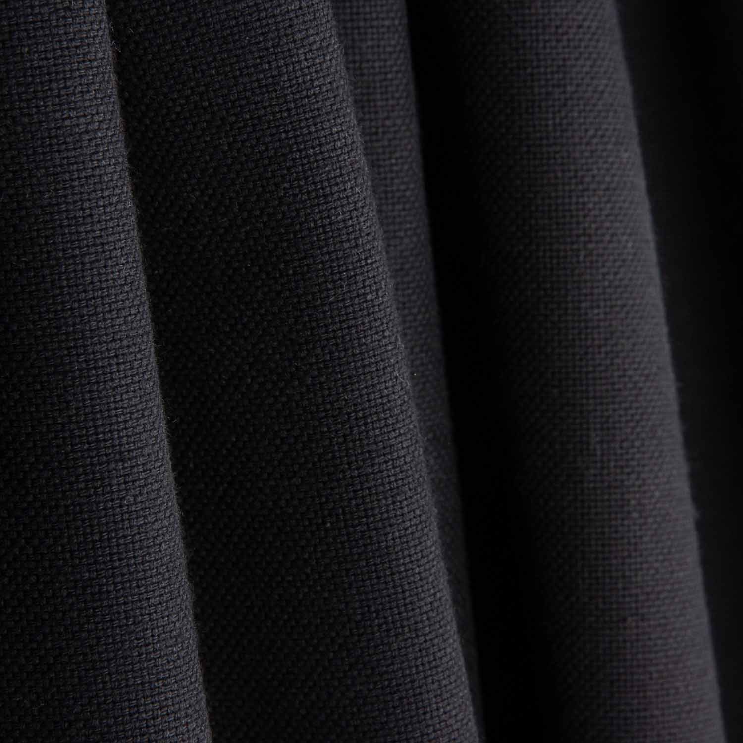 Loneta Panamá Algodón Orgánico Negro - Ribes y Casals