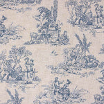 Loneta Estampada Escenas Campestres Azul - Ribes y Casals
