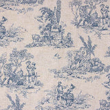 Loneta Estampada Escenas Campestres Azul - Ribes y Casals