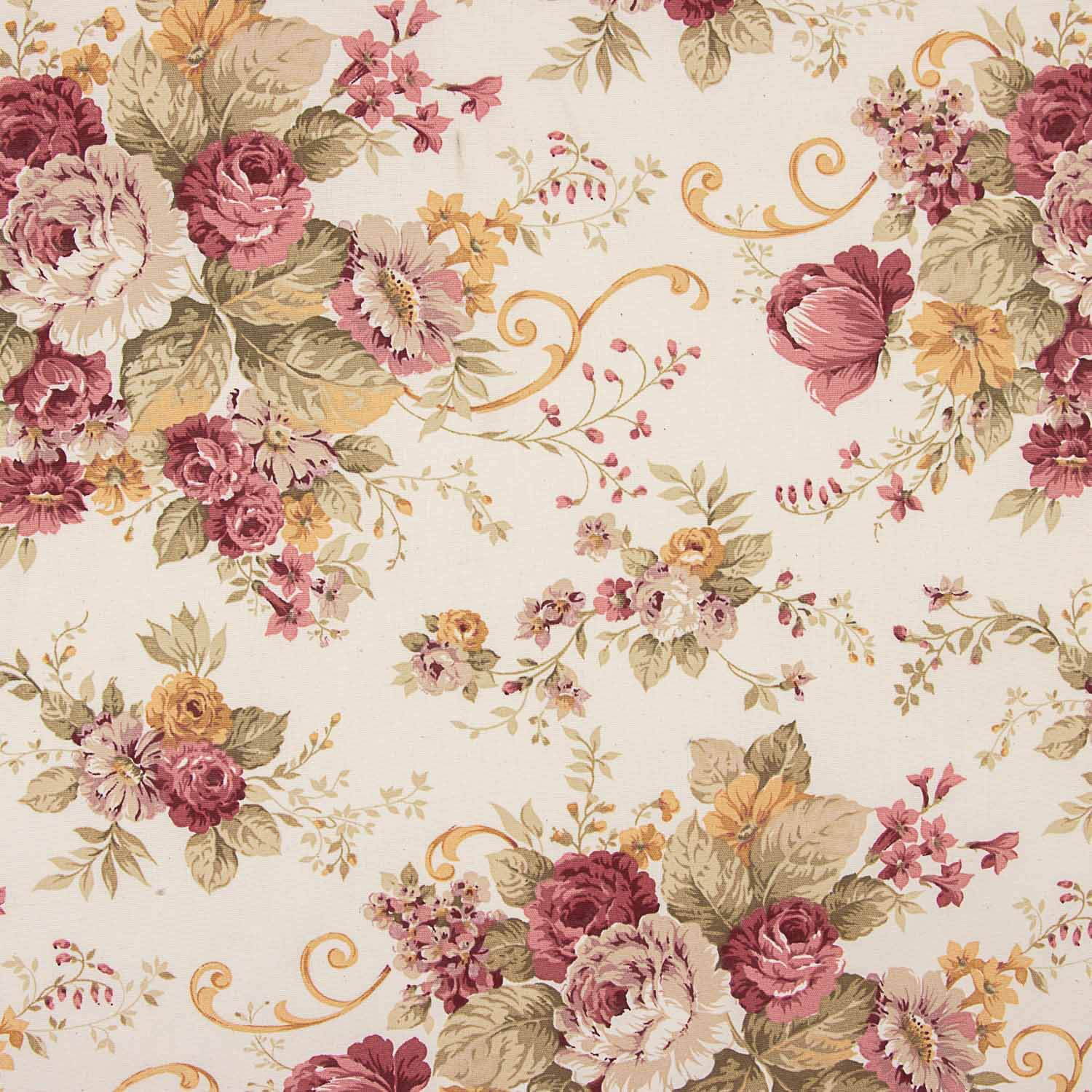 Loneta Estampada Flores Clásicas - Ribes y Casals