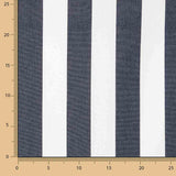 Lona Exterior Teflón Rayas Marino 320 cm - Ribes y Casals
