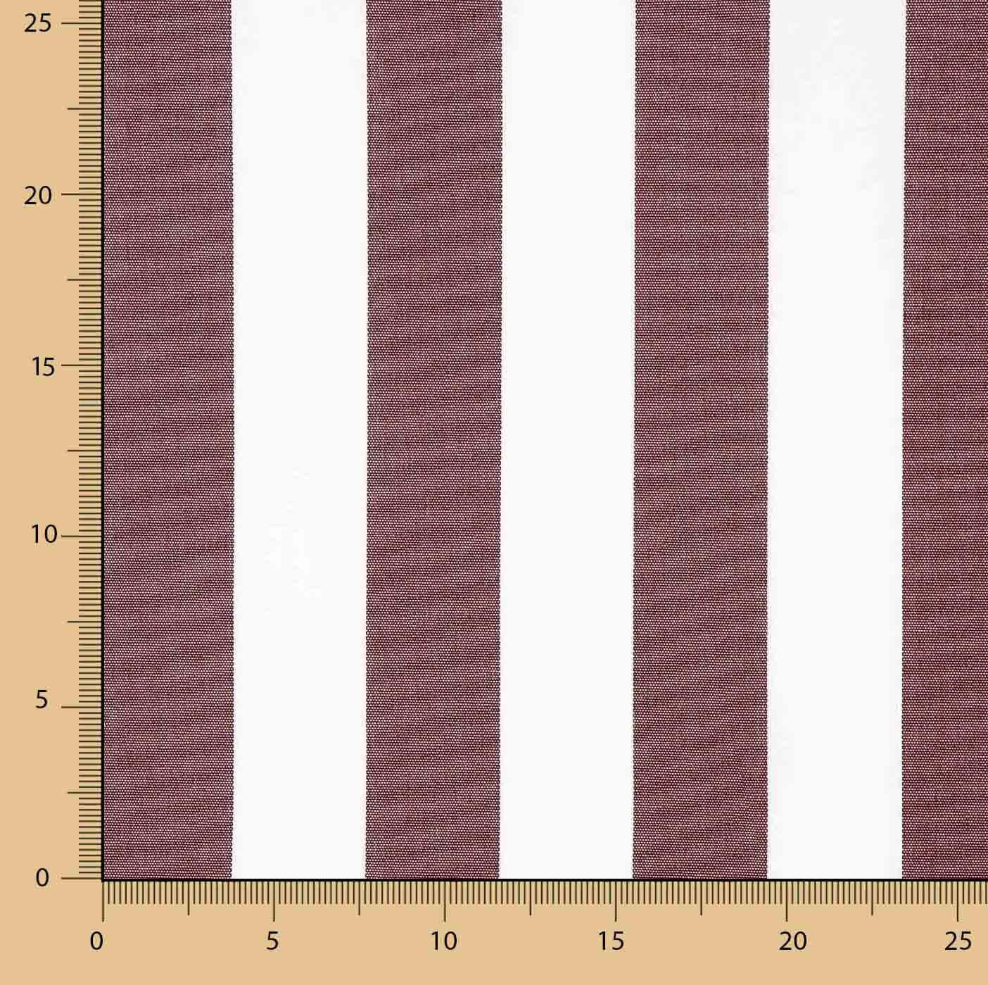 Lona Exterior Teflón Rayas Burdeos 320 cm - Ribes y Casals