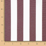Lona Exterior Teflón Rayas Burdeos 320 cm - Ribes y Casals