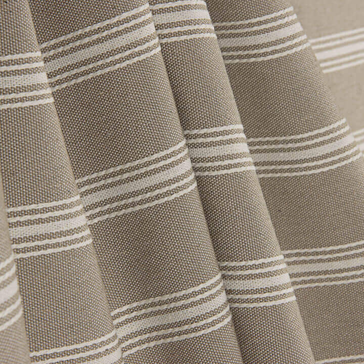 Loneta Beige Rayas Blanco - Ribes y Casals
