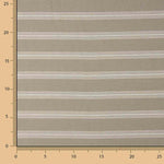 Loneta Beige Rayas Blanco - Ribes y Casals