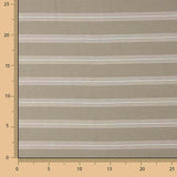 Loneta Beige Rayas Blanco - Ribes y Casals