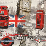 Loneta Estampada London Vintage - Ribes y Casals