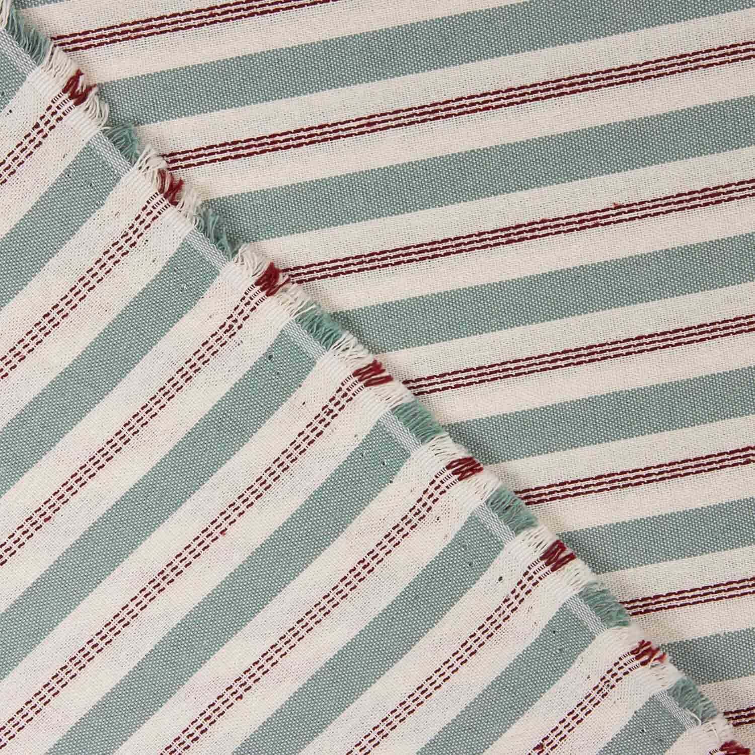 Loneta Rayas Azul con Raya Bordada - Ribes y Casals