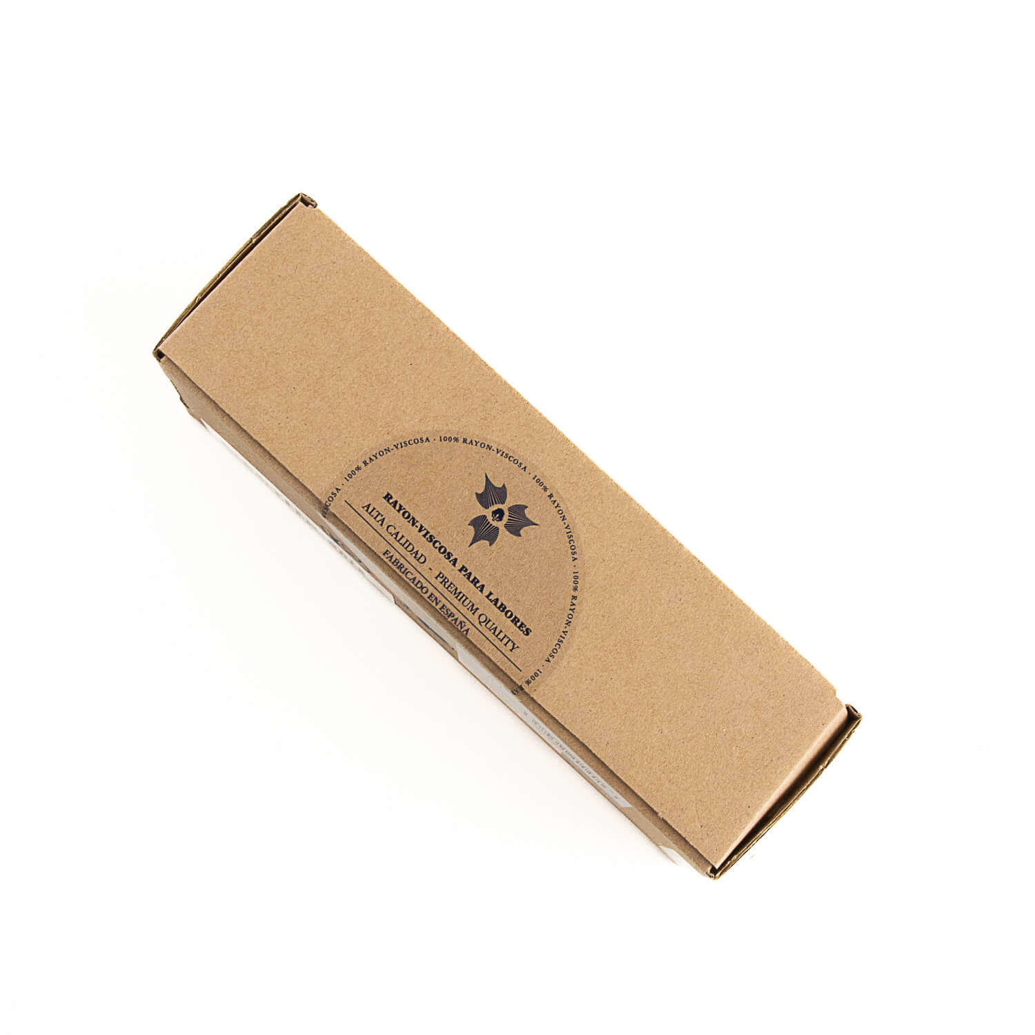 Madeja de Seda para Flecar Marrón 200 g – Hilo Rayón Viscosa - Ribes y Casals