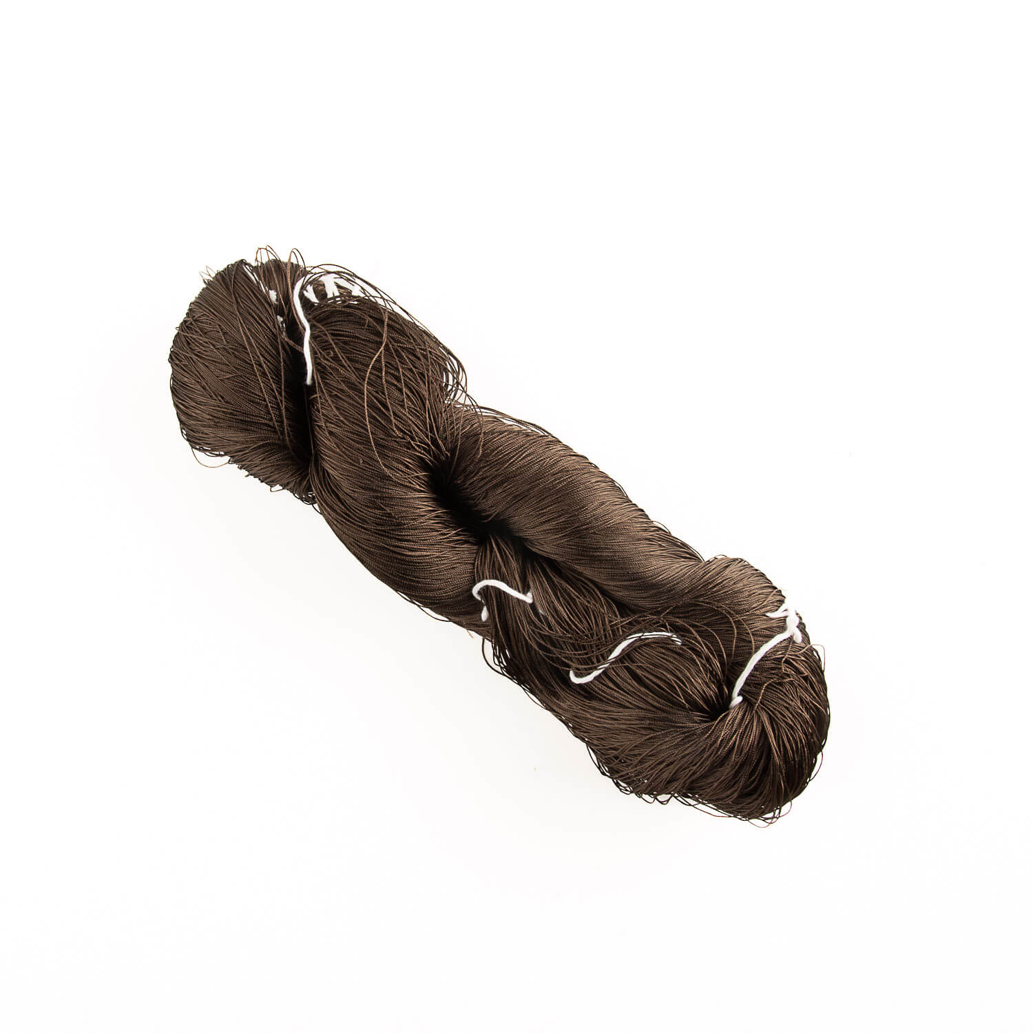 Madeja de Seda para Flecar Marrón 200 g – Hilo Rayón Viscosa - Ribes y Casals