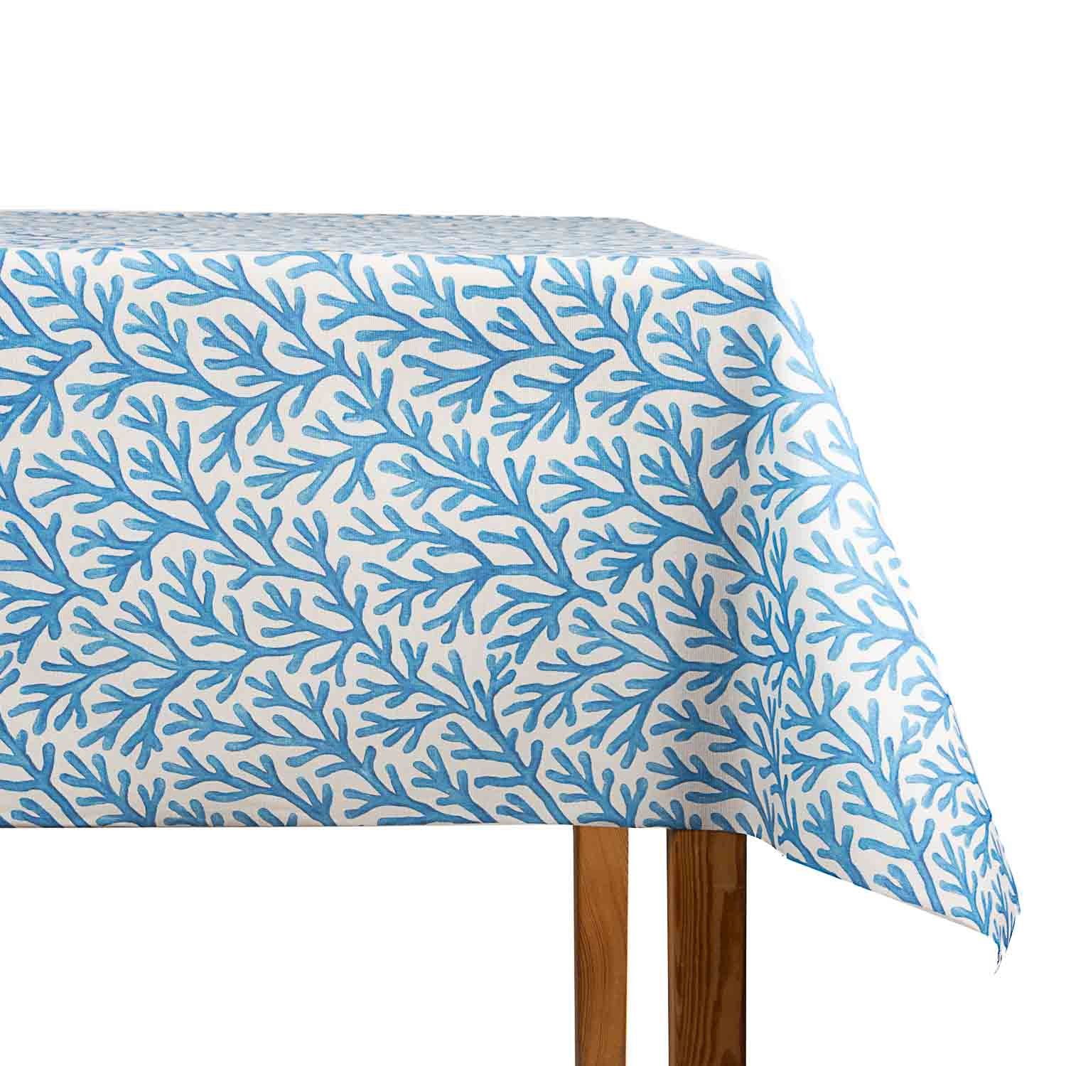 Mantel Resinado Coral Azul - Ribes y Casals