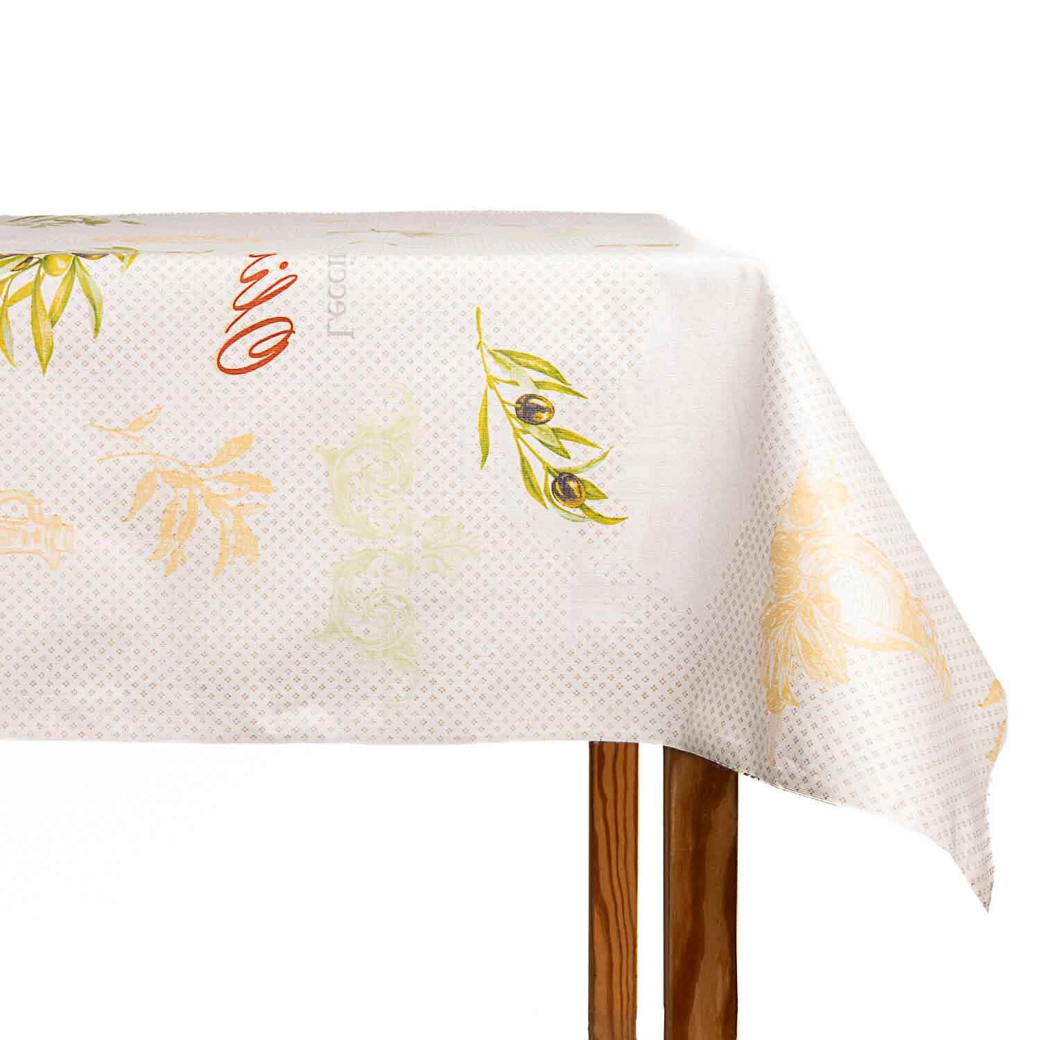 Mantelería Poliéster Resinado Aceitunas - Ribes y Casals