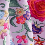 Mantoncillo de Flamenca Lila Bordado - Ribes y Casals